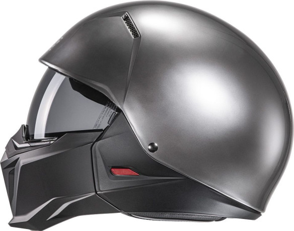 Casca Moto Open Face i20 Solid Silver