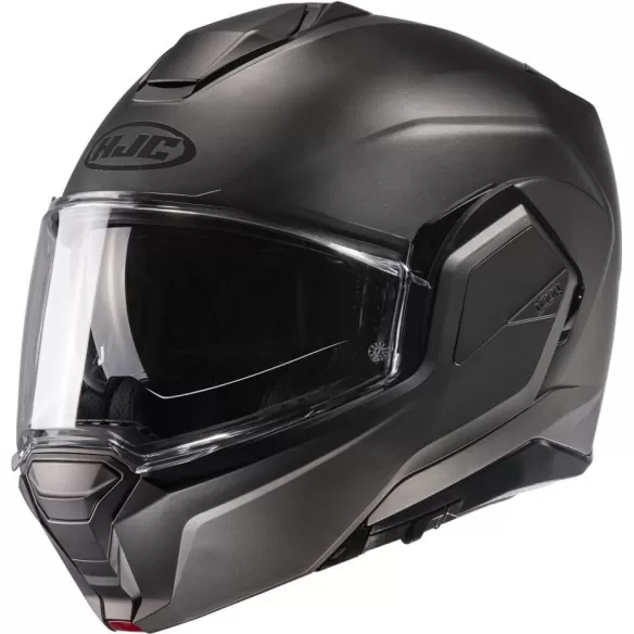 Casca Moto Flip-Up i100 Solid Matt Titanium