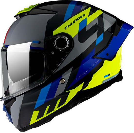 Casca Moto Full-Face Thunder 4 SV Ergo E17 Yellow/Blue