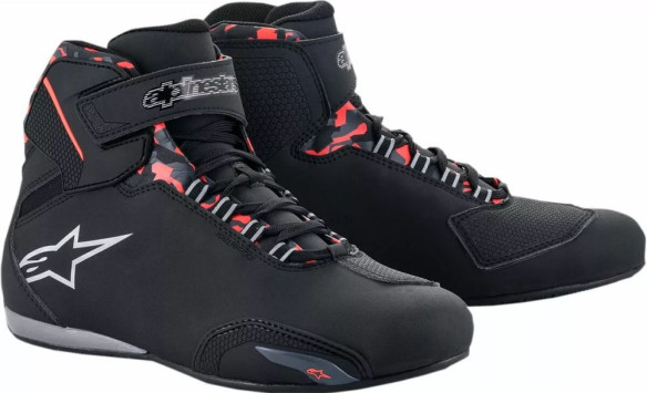 Cizme Sektor Waterproof Black/Grey/Red