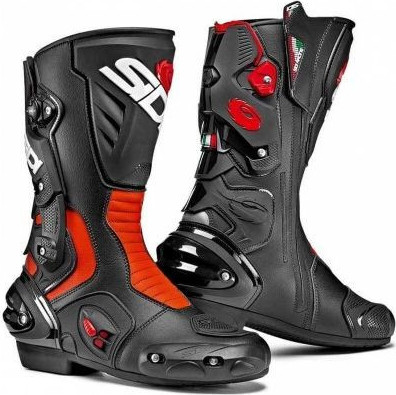 Cizme Moto Racing Vertigo 2 Black/Red Fluo