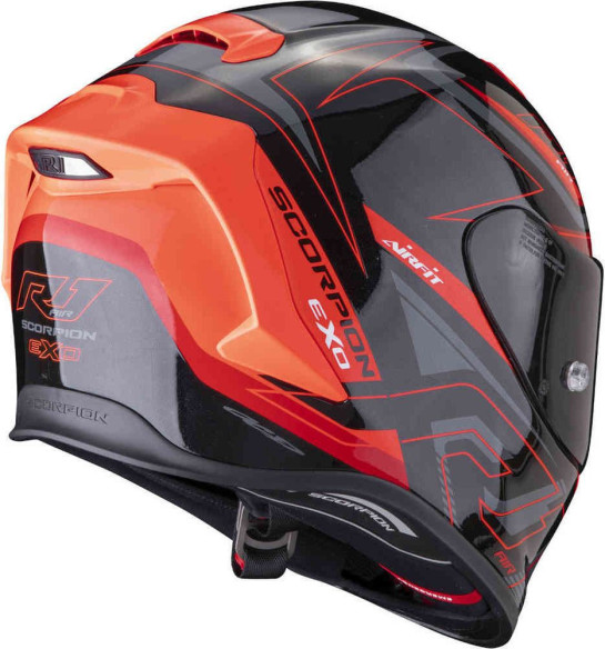 Casca Moto Full-Face Evo Air Gaz Negru/Rosu