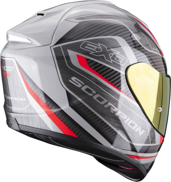 Casca Moto Full-Face 1400 Evo Air Attune Negru/Gri/Rosu
