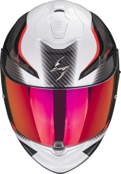 Casca Moto Full-Face 1400 Evo Air Attune Alb/Rosu