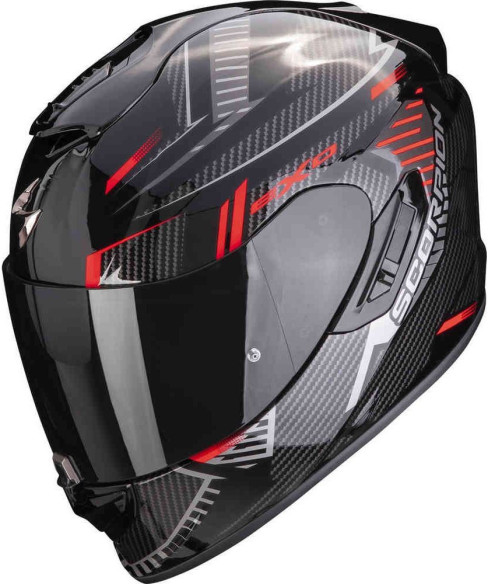 Casca Moto Full-Face 1400 Evo Air Shell Negru/Rosu