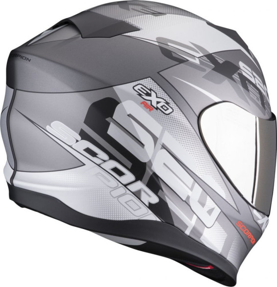 Casca Moto Full-Face 520 Evo Air Cover Argintiu Mat/Rosu