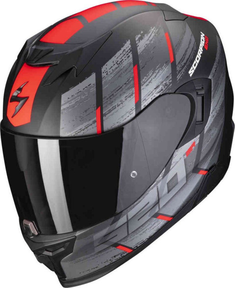 Casca Moto Full-Face 520 Evo Air Maha Negru Mat/Rosu