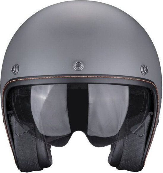 Casca Moto Open-Face Belfast Evo Uni Gri Ciment Mat
