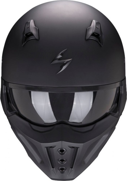 Casca Moto Flip-Up Covert-X Solid Negru Mat