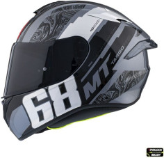 Casca Moto Full-Face Targo Pro Welcome F2 Grey