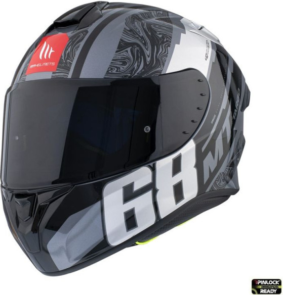 Casca Moto Full-Face Targo Pro Welcome F2 Grey