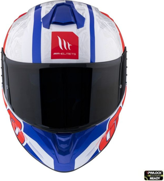 Casca Moto Full-Face Targo Pro Welcome A5 White/Red/Blue