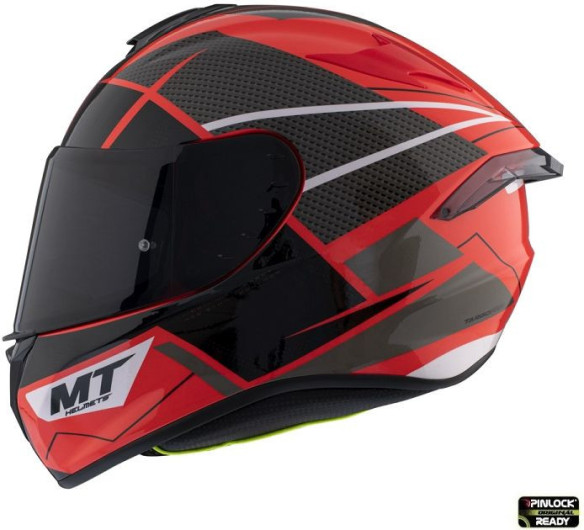 Casca Moto Full-Face Targo Pro Podium D5 Black/Red