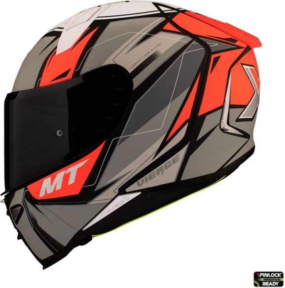 Casca Moto Full-Face Revenge 2 Xavi Vierge A5 Red Fluo Matt