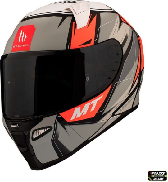 Casca Moto Full-Face Revenge 2 Xavi Vierge A5 Red Fluo Matt