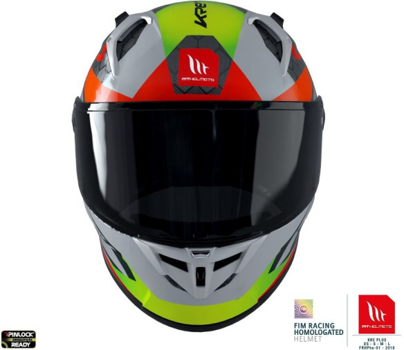Casca Moto Full-Face KRE+ Carbon Projectile D2 Grey