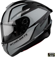 Casca Moto Full-Face Targo Pro Sound A2 Black/Grey