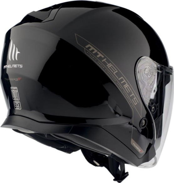Casca Moto Jet Thunder III SV A1 Black