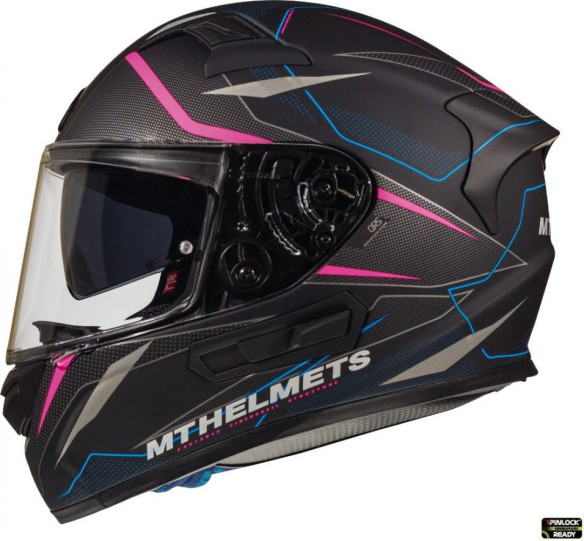Casca Moto Full-Face KRE SV Interpid C2 Black/Pink