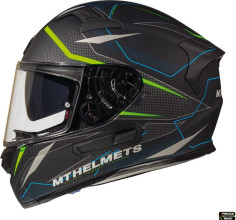 Casca Moto Full-Face KRE SV Interpid C1 Black/Yellow Fluo