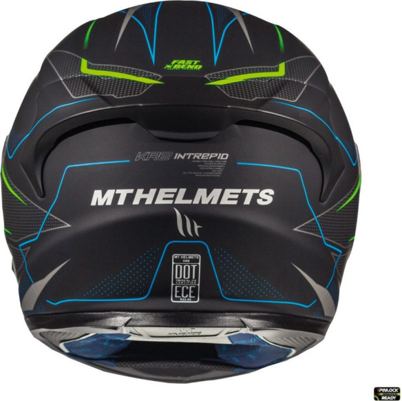 Casca Moto Full-Face KRE SV Interpid C1 Black/Yellow Fluo