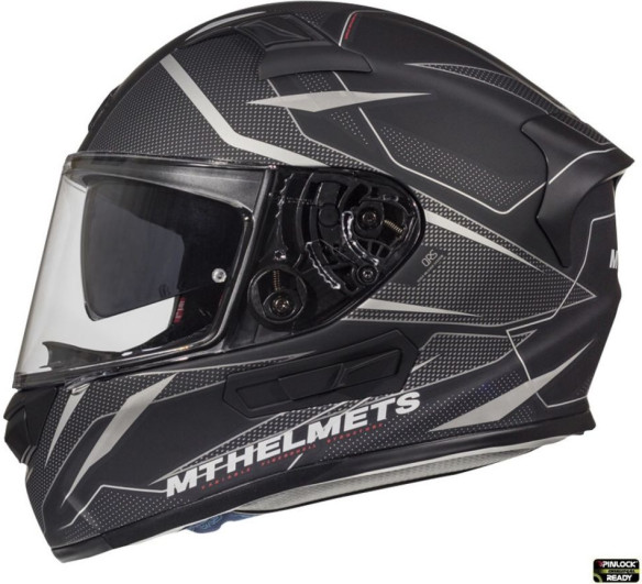 Casca Moto Full-Face KRE SV Interpid C3 Black/Grey
