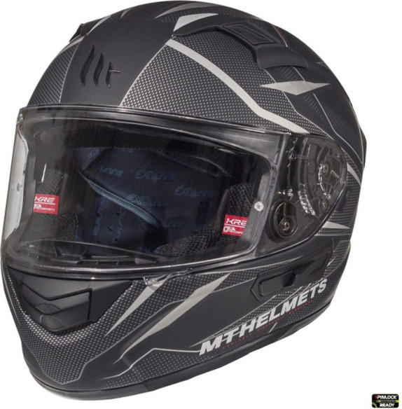 Casca Moto Full-Face KRE SV Interpid C3 Black/Grey