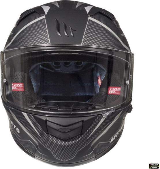 Casca Moto Full-Face KRE SV Interpid C3 Black/Grey