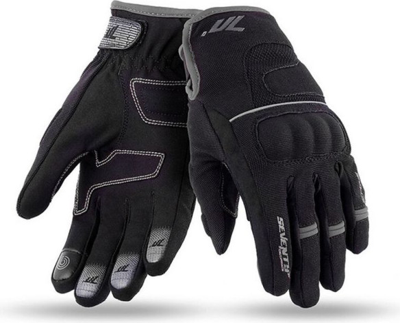 Manusi Moto Textile Dama SD-C45 Negru/Gri
