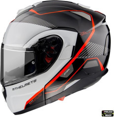 Casca Moto Flip-Up Atom SV Open B5 Black/White/Red