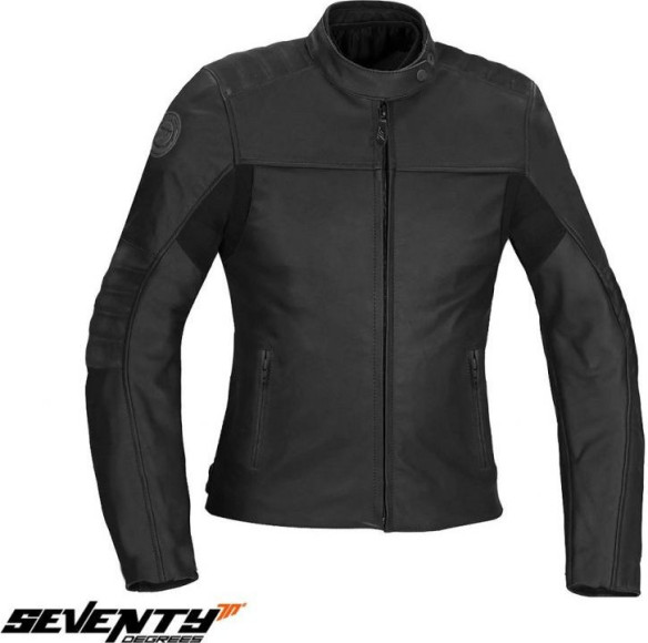 Geaca Moto Piele Dama SD-JL3 Black
