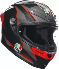 Casca Moto Full-Face K6 S E2206 Mplk Slashcut Black/Grey/Red