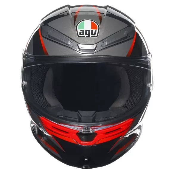 Casca Moto Full-Face K6 S E2206 Mplk Slashcut Black/Grey/Red