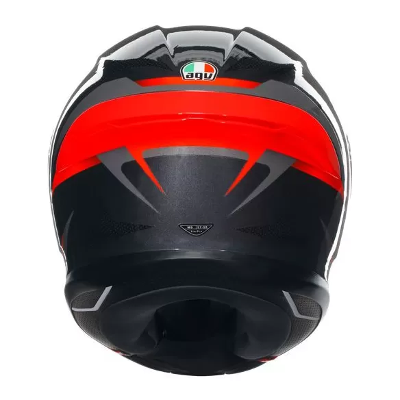 Casca Moto Full-Face K6 S E2206 Mplk Slashcut Black/Grey/Red