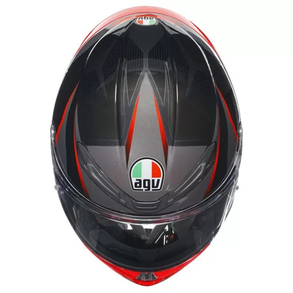 Casca Moto Full-Face K6 S E2206 Mplk Slashcut Black/Grey/Red