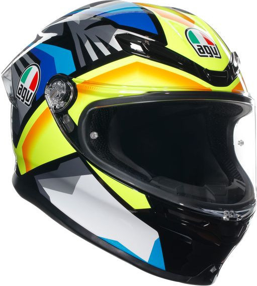 Casca Moto Full-Face K6 S E2206 Mplk Joan Black/Blue/Yellow