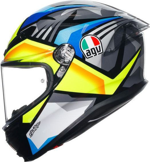 Casca Moto Full-Face K6 S E2206 Mplk Joan Black/Blue/Yellow