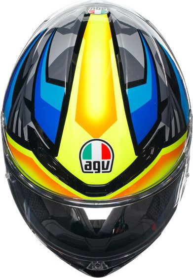 Casca Moto Full-Face K6 S E2206 Mplk Joan Black/Blue/Yellow