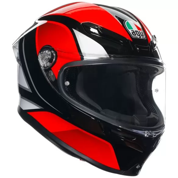Casca Moto Full-Face K6 S E2206 Mplk Hyphen Black/Red/White