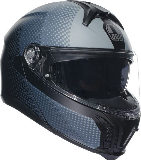 Casca Moto Flip-Up E2206 Multi Mplk Textour Matt Black/Grey