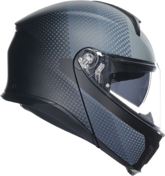 Casca Moto Flip-Up E2206 Multi Mplk Textour Matt Black/Grey