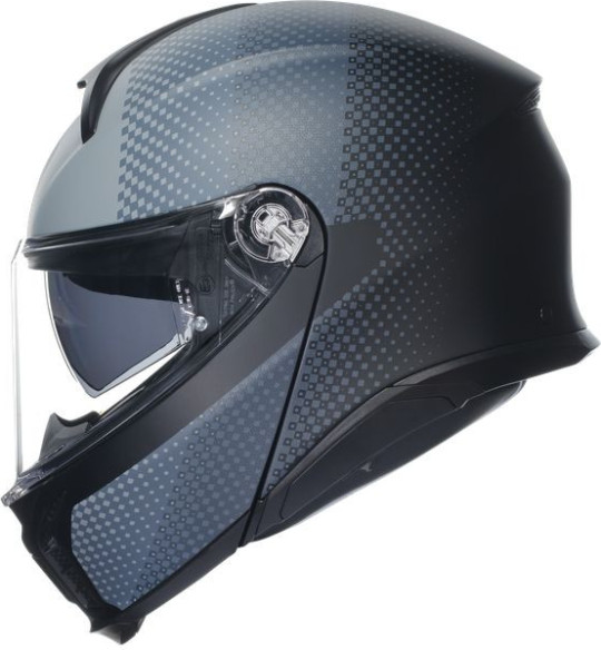 Casca Moto Flip-Up E2206 Multi Mplk Textour Matt Black/Grey