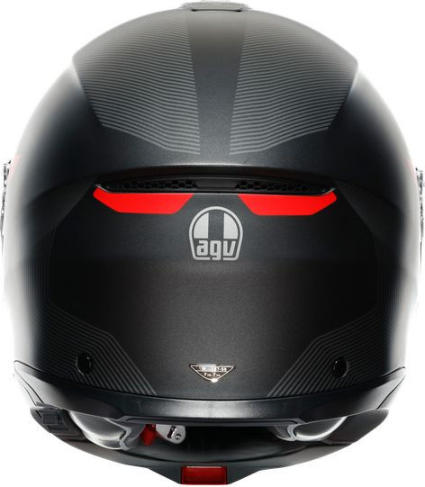 Casca Moto Flip-Up E2206 Multi Mplk Frequency Matt Gunmetal/Red