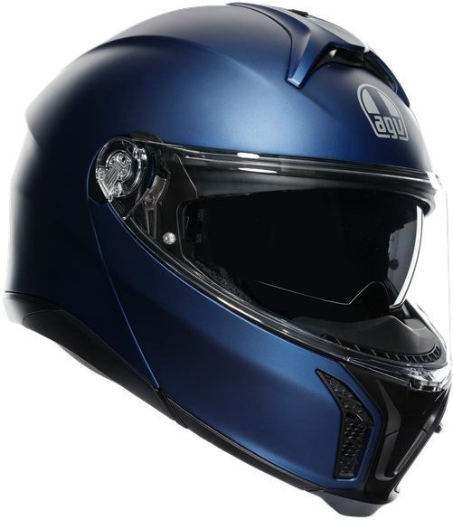 Casca Moto Flip-Up E2206 Solid Mplk Galassia Blue Matt