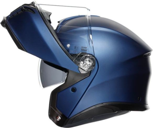 Casca Moto Flip-Up E2206 Solid Mplk Galassia Blue Matt