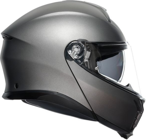 Casca Moto Flip-Up E2206 Solid Mplk Luna Grey Matt
