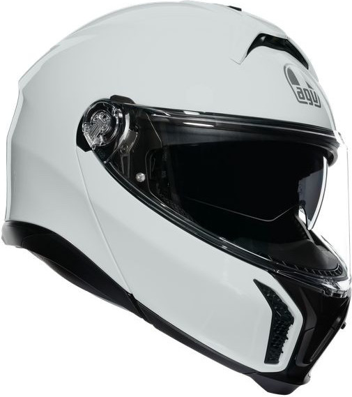 Casca Moto Flip-Up E2206 Solid Mplk Stelvio White