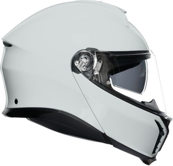 Casca Moto Flip-Up E2206 Solid Mplk Stelvio White