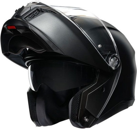 Casca Moto Flip-Up E2206 Solid Mplk Matt Black