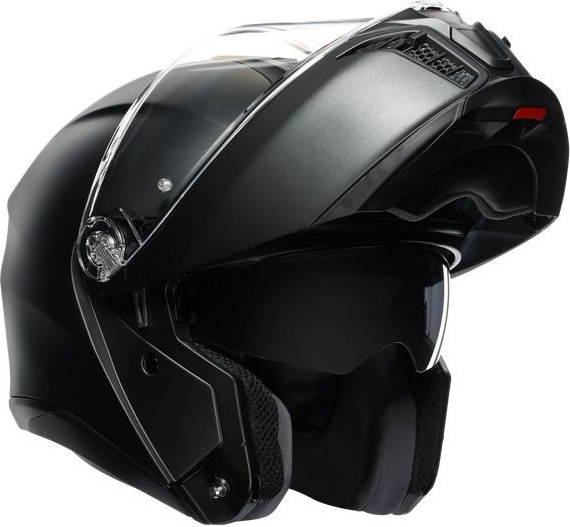 Casca Moto Flip-Up E2206 Solid Mplk Matt Black